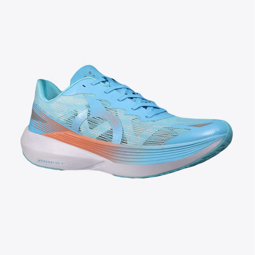 Sepatu Running Ortuseight Hyperglide 3.1 Cyan White Original Size 46