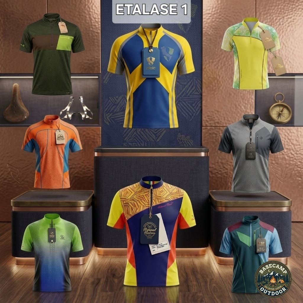 Kaos Baselayer Gunung Outdoor Lengan Pendek