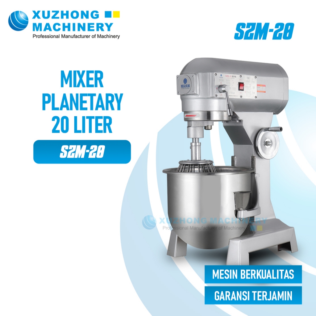 Mixer Planetary, Dough Mixer, Planetary MIxer, Mesin Pengaduk Adonan Roti, Mixer Roti SZM-20