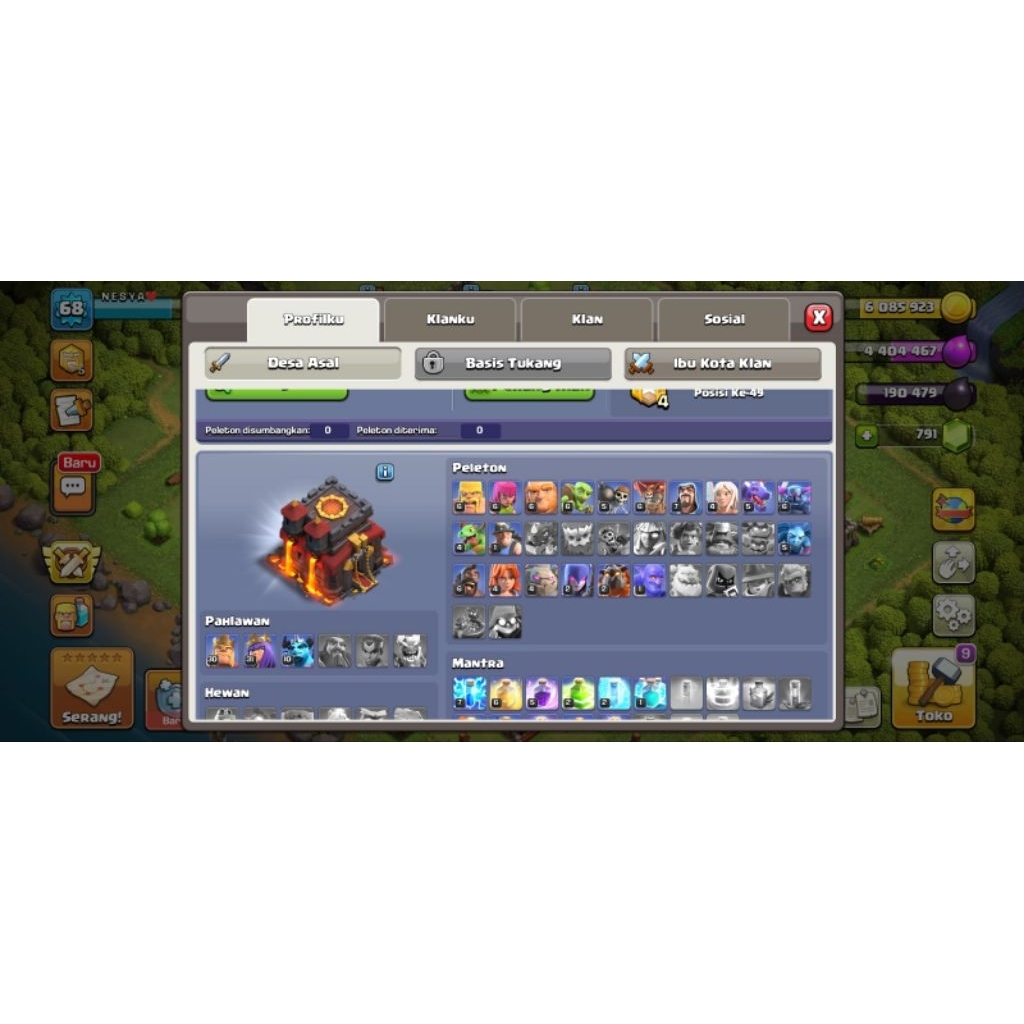 TH 10 Semi Max Akun Pribadi Stok Terbatas