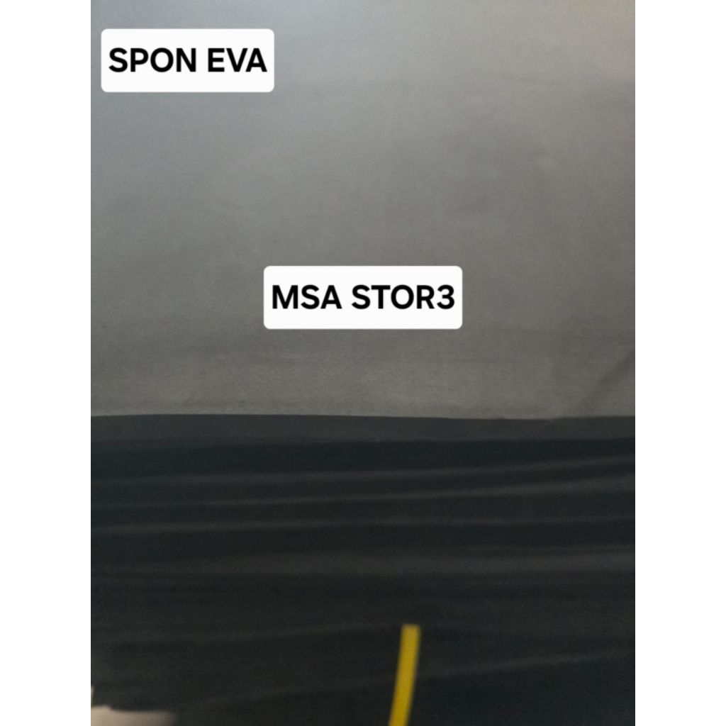 SPON EVA BUSA ATI HITAM 6MM