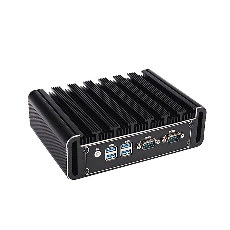Industrial Mini PC i5 Dual LAN Dual Serial HDMI VGA Comm Port Fanless