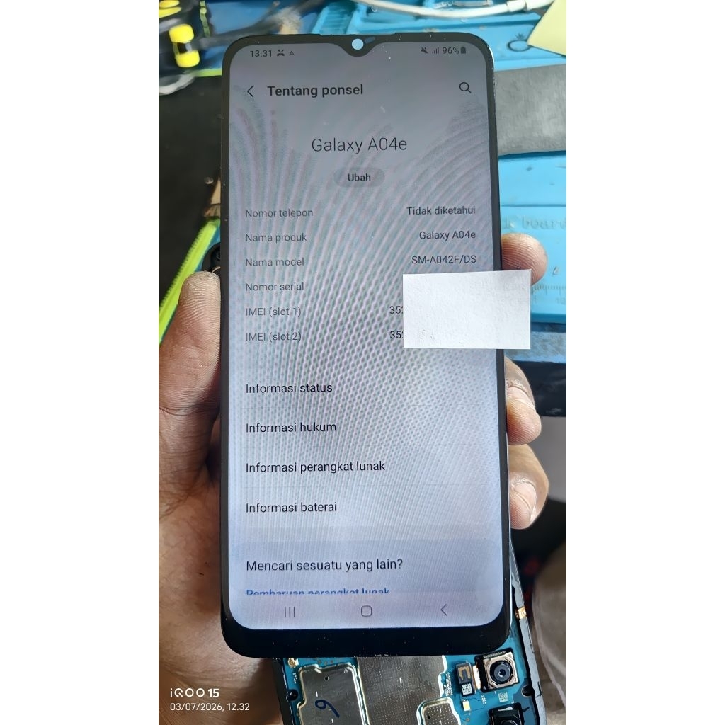 LCD Samsung A04E / A042 Original Copotan