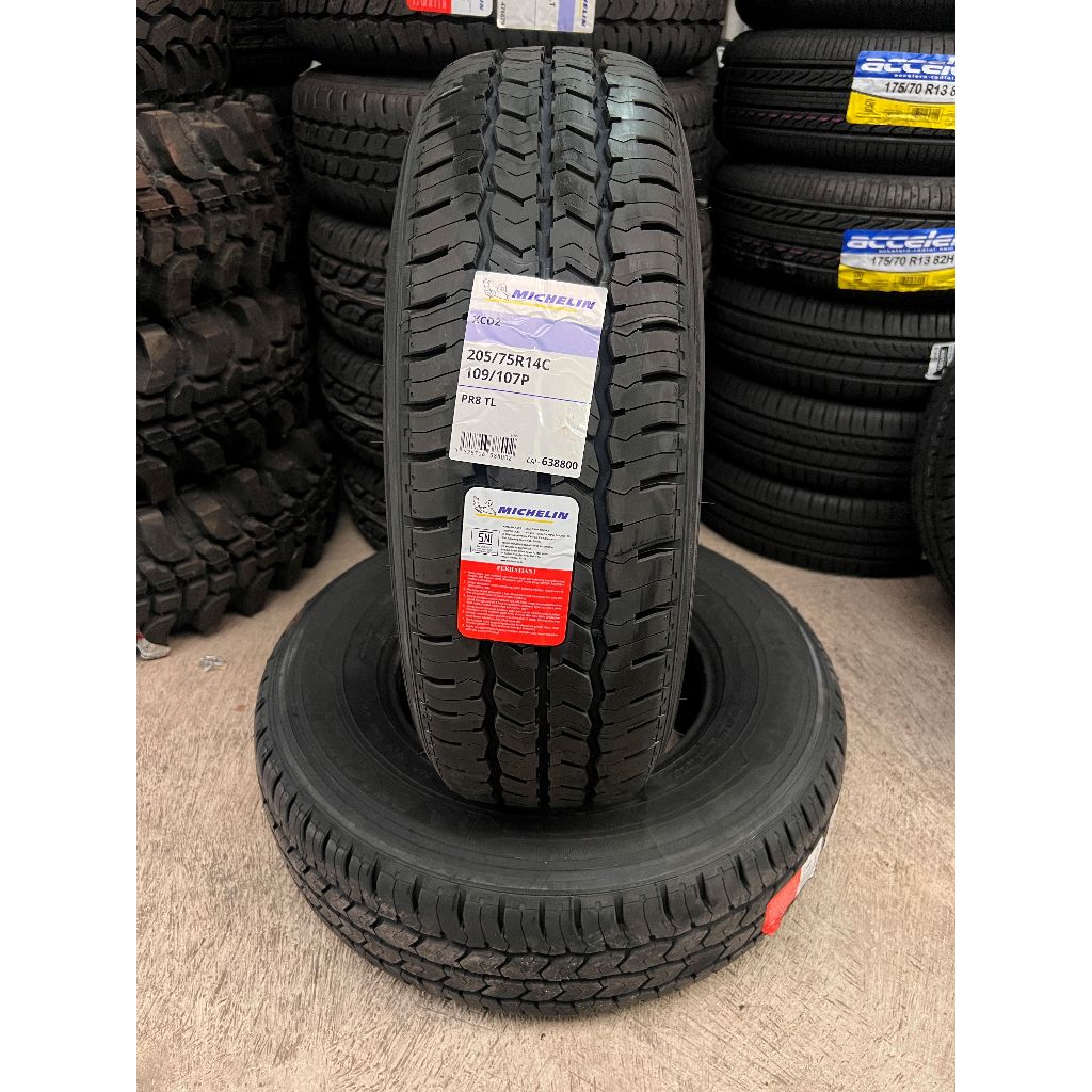 Ban mobil 205/75 R14 Michelin XCD2 205/75 R14 Traga L300 pickup box muatan mobil niaga