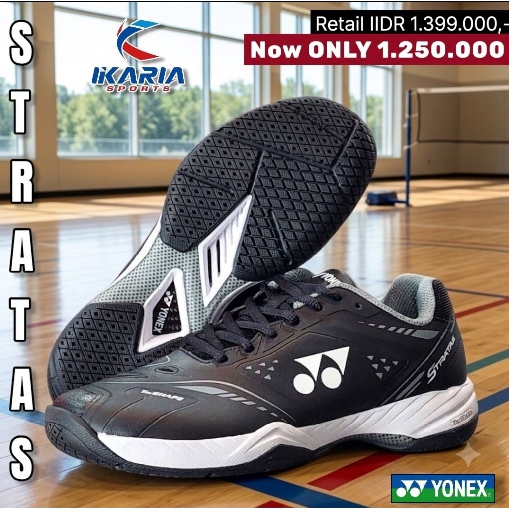 SEPATU BADMINTON YONEX STRATAS ORIGINAL 100%