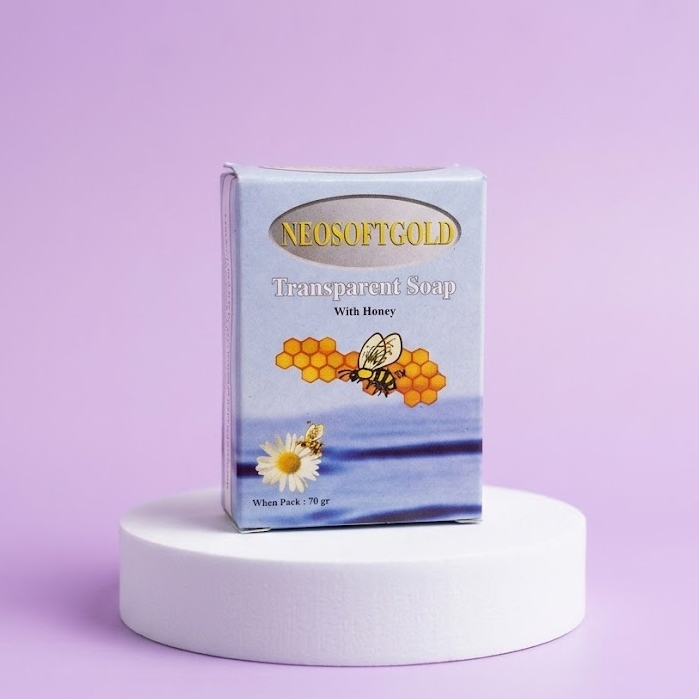 Sabun Madu Biosoft - Neosoftgold - Neobiosoft Oval Tansparan Pembersih Wajah