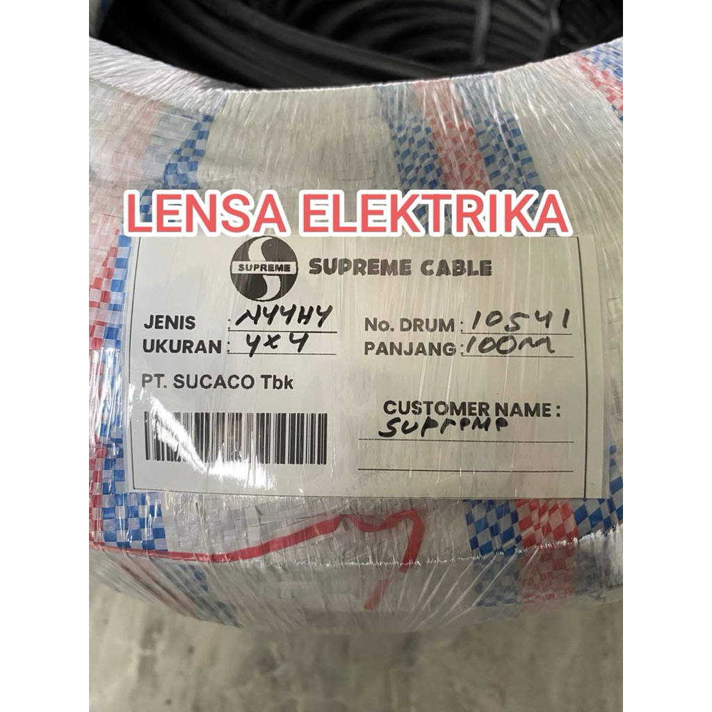 KABEL NYYHY 4x4 SUPREME KABEL SERABUT 100METER
