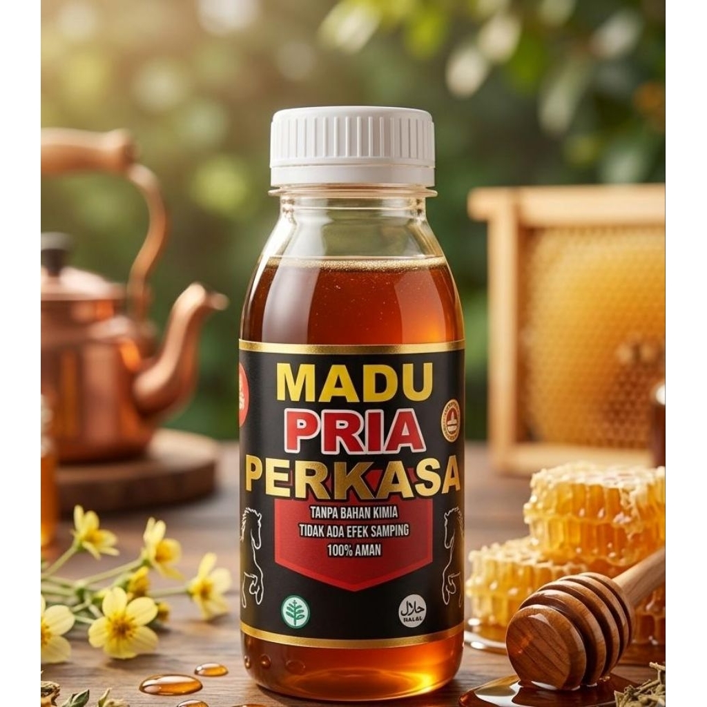 Madu Pria Pekasa 100% Original - Madu Herbal Stamina & Kesehatan Pria (80ml)