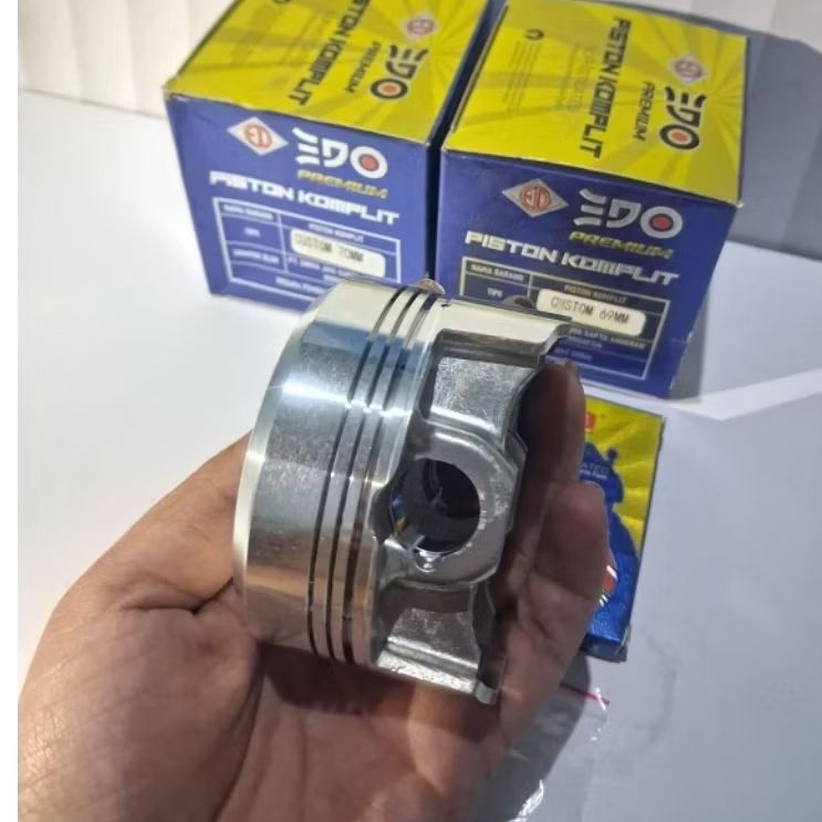PISTON EDO RACING PISTON DOME CUSTOM PIN 15 DIAMETER 68 69 70 MM PISTON CASTING EDO RACING PISTON TI