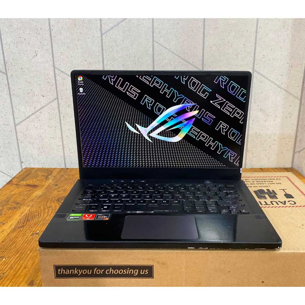 ASUS ROG Zephyrus G14 GA401Q, AMD Ryzen 7 - 5800HS, Ram 8/512GB, #HTX 1650 4GB, #Backlight, #IPS, Le