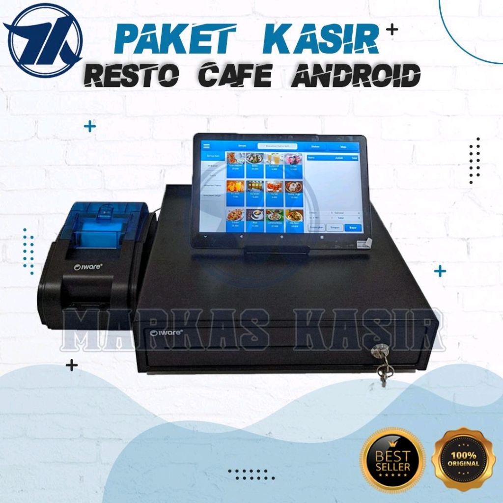 Paket Mesin Kasir Full Set Lengkap Android Resto Cafe Toko Retail Segala Usaha Software Kasir