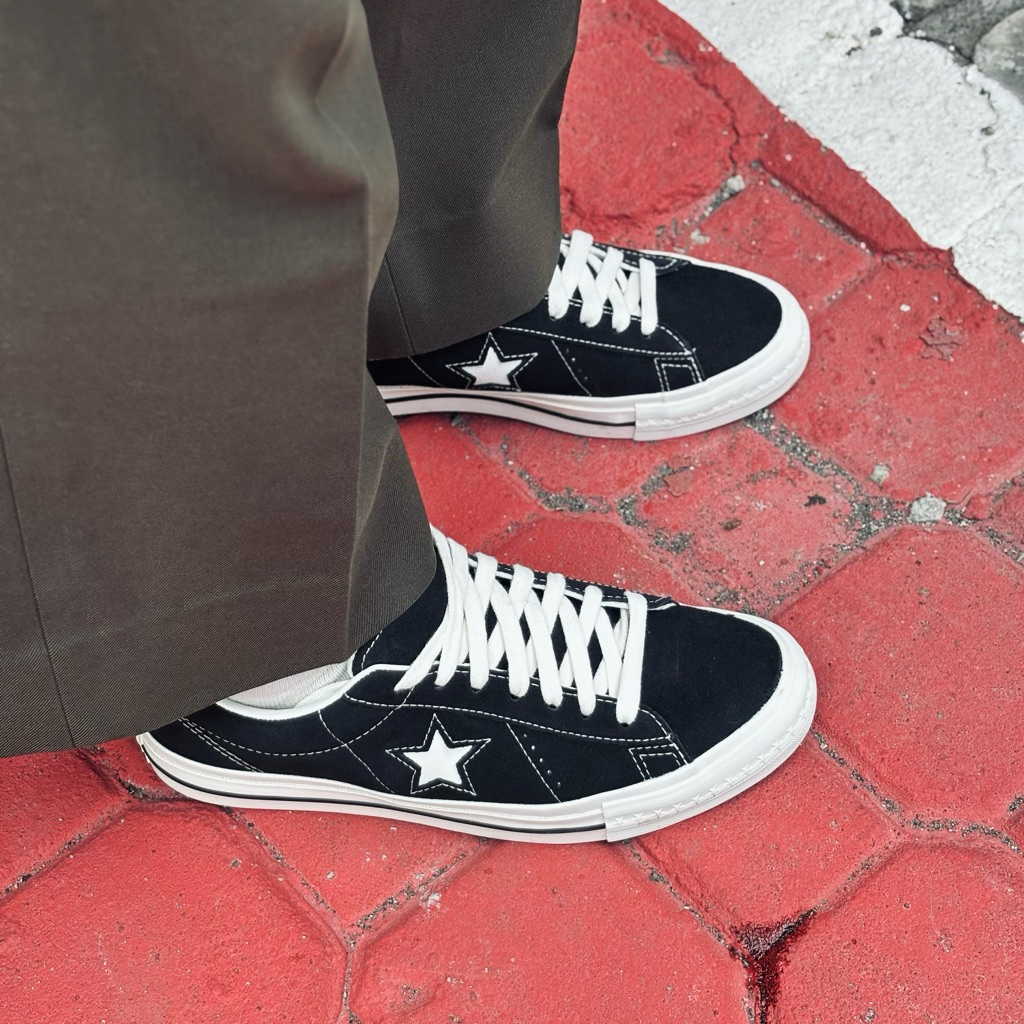 CONVERSE ONE STAR BLACK OX RESMI PT MAP ORIGINAL
