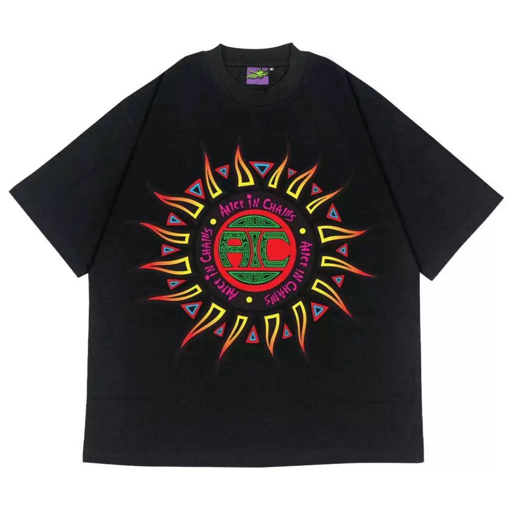 Alice in Chains Oversized Vintage T-Shirt – Black