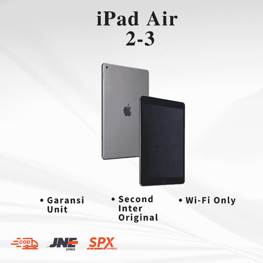 COD iPad Apple Air & Air 2 IPAD AIR WIFIONLY 16GB 32GB 64GB 128GB Second Original Inter Termurah BIs