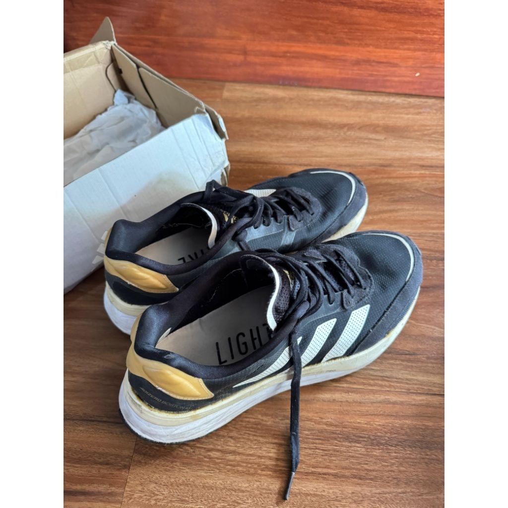Sepatu Running Pria Adidas Boston 10 Original 100% made In China Size 44 (28cm)