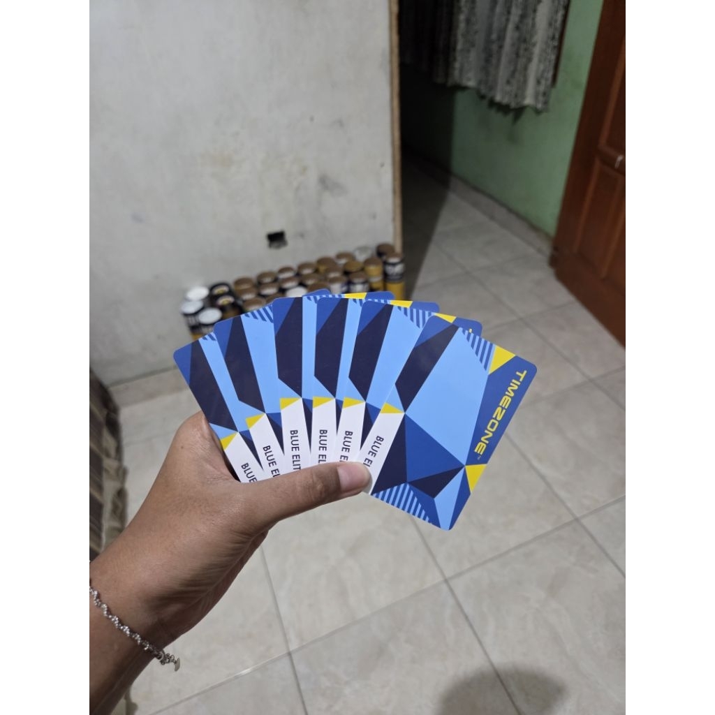 blue elite timezone card