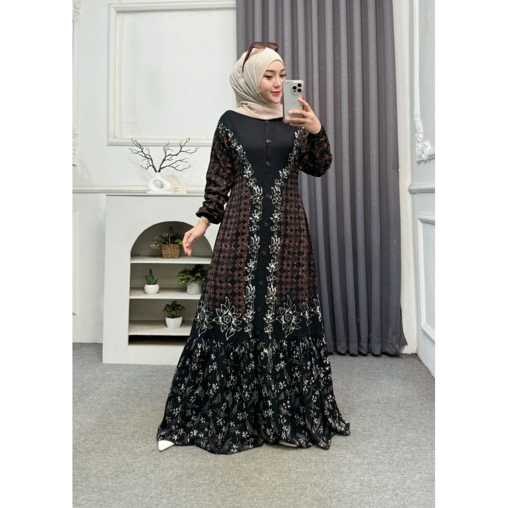 gamis twill gamis twill ori baju jumbo ld 130 gamis twill jumbo gamis motif gamis twill rayon ori Dr