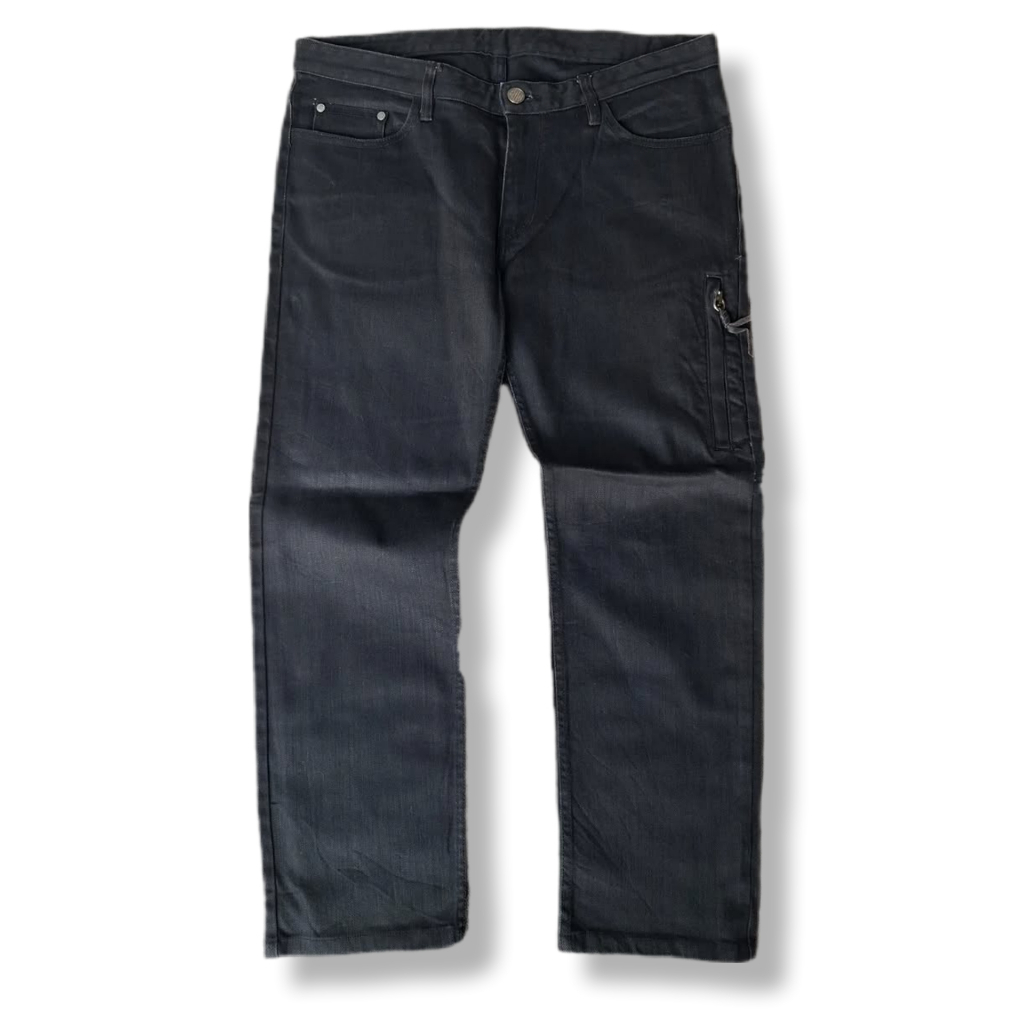 WOOYOUNGMI PARIS BLACK DENIM JEANS LONG PANTS | CELANA PANJANG | GS