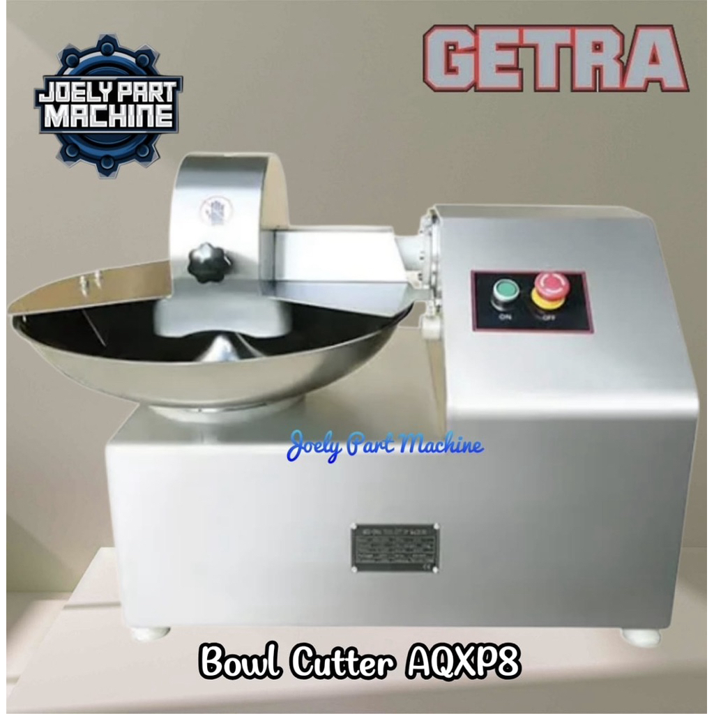 Mesin Pengaduk/Penggiling Adonan Bakso Bowl Cutter AQXP8 GETRA