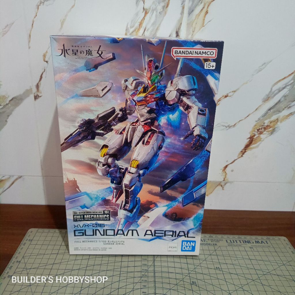 BANDAI FM 1/100 FULL MECHANICS GUNDAM AERIAL MIB BARU ORIGINAL