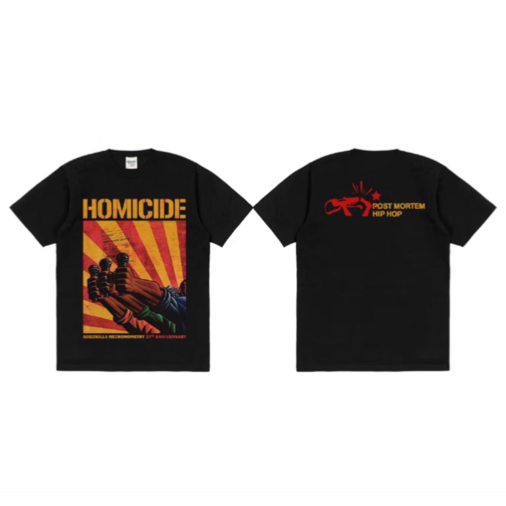 Rokermusic T-shirt Homicide 20Th Godzkilla Necronometry