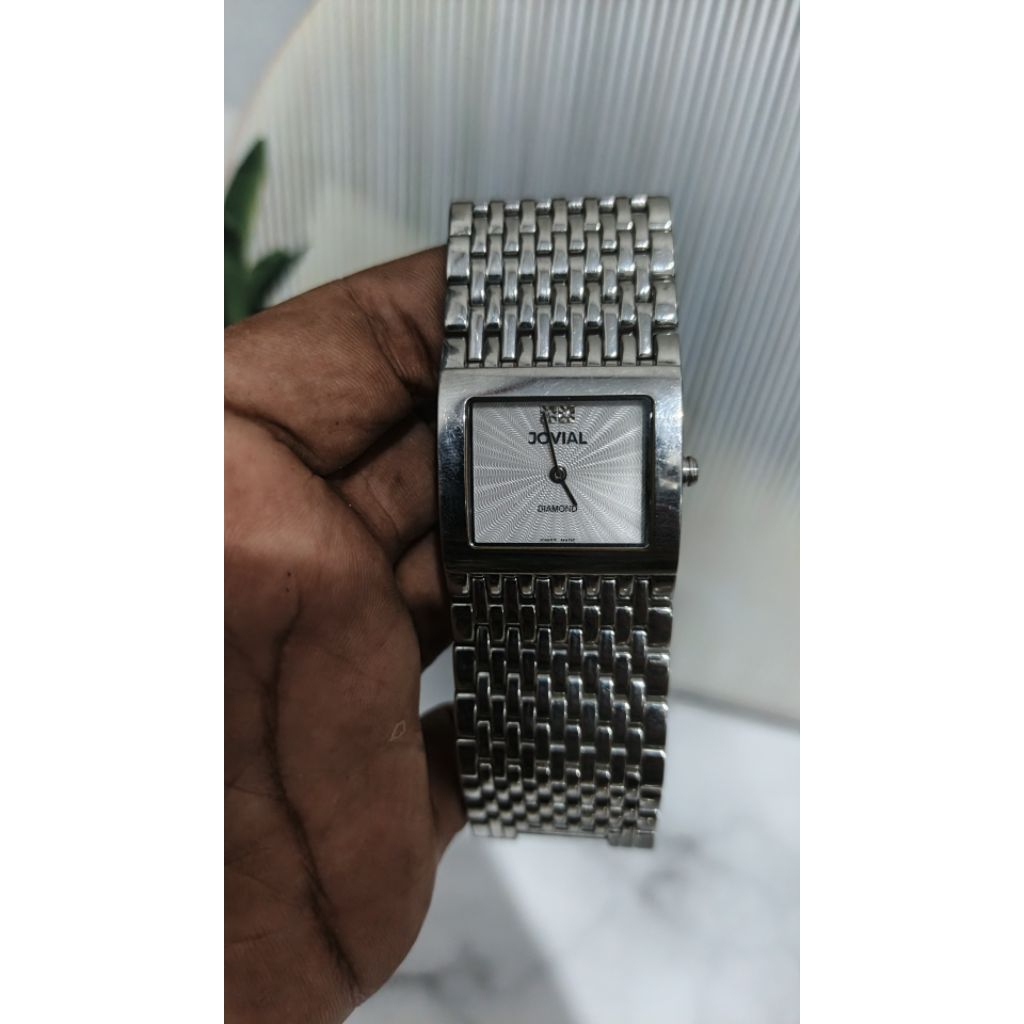 Jam tangan jovial wanita index berlian