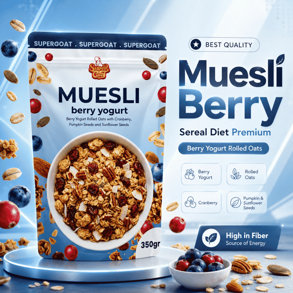Muesli Sereal Sarapan Sehat Oatmeal Diet 350g