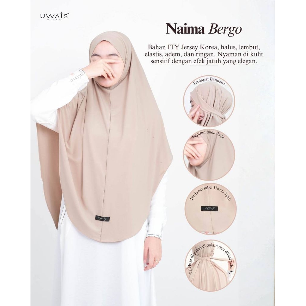 Naina bergo by Uwais hijab