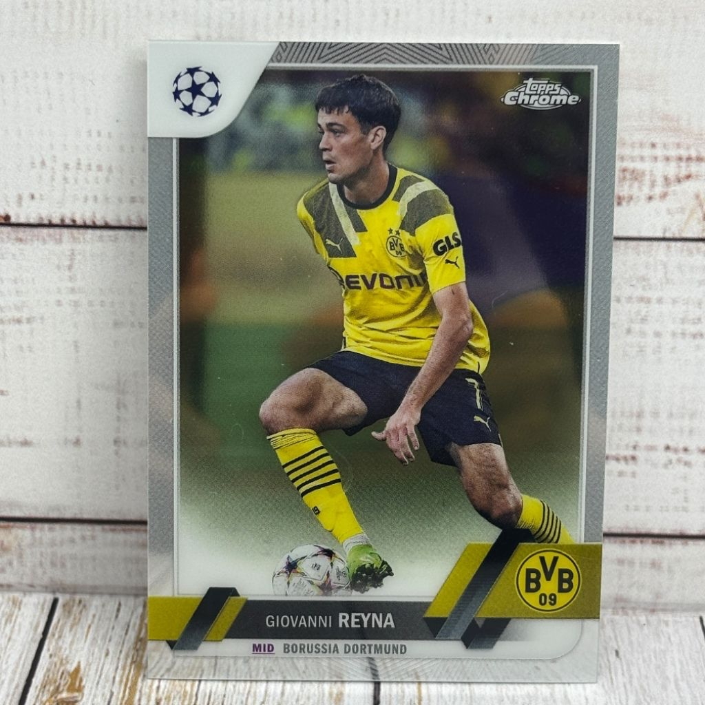 Kartu Bola Reyna Dortmund Topps Chrome Original