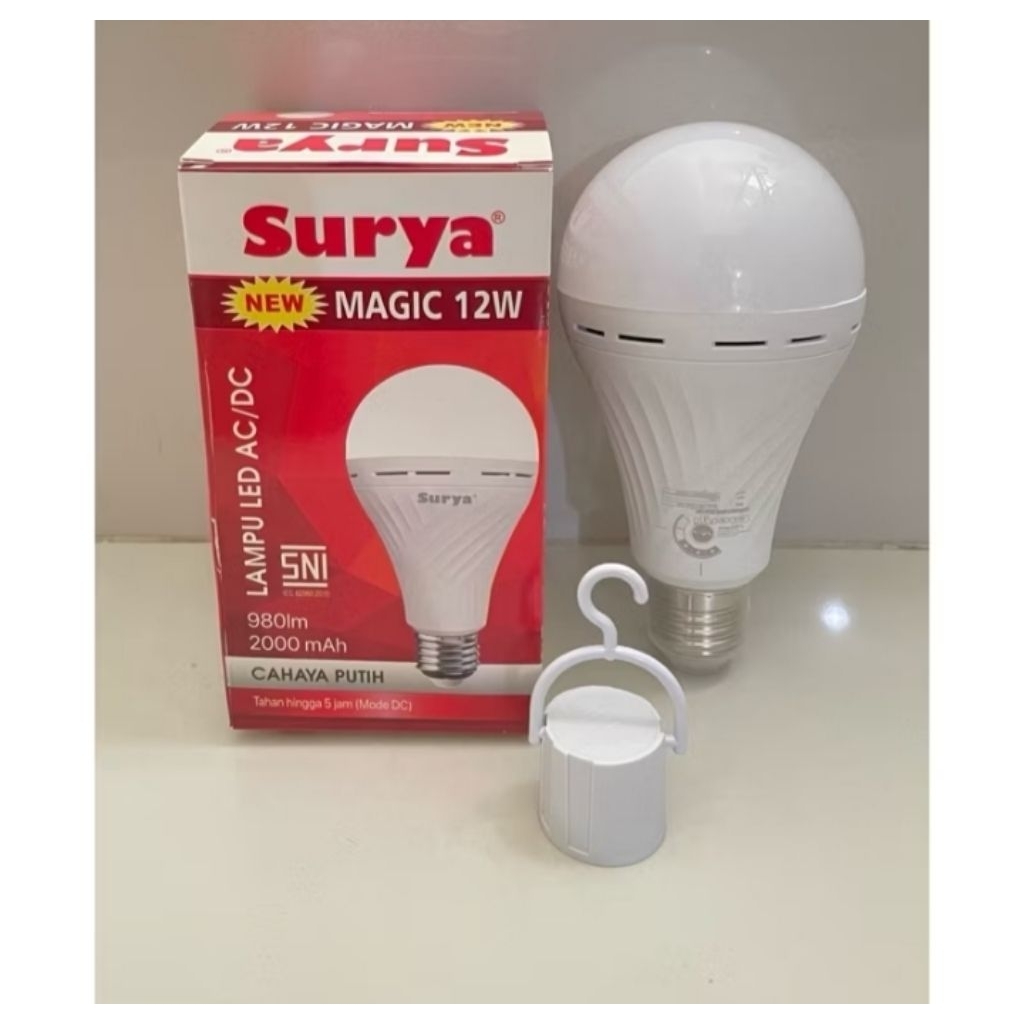 Lampu bohlam emergency Surya Magic 12watt
