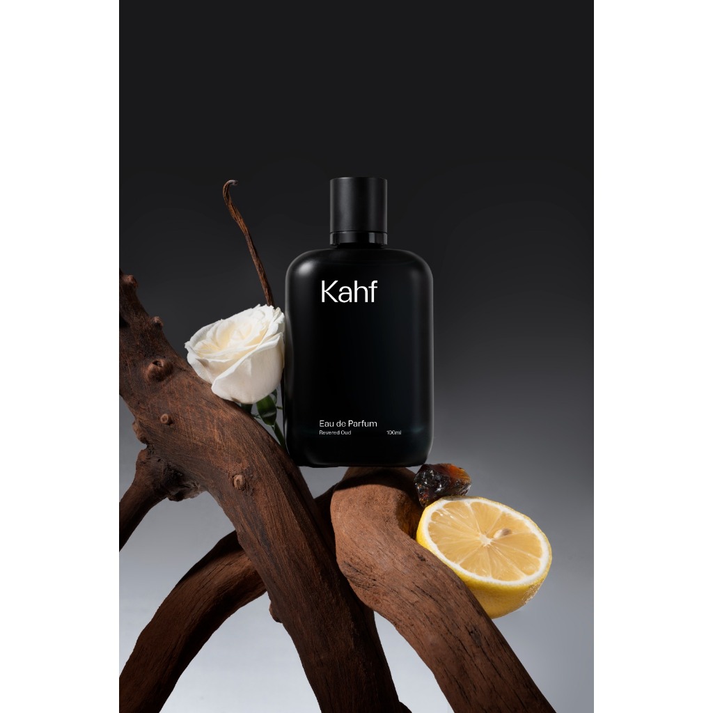 Kahf Revered Oud Eau de Parfum 100 ml Long-Lasting Fragrance (EDP) - Oud and Amber Scent  - Wangi Ta