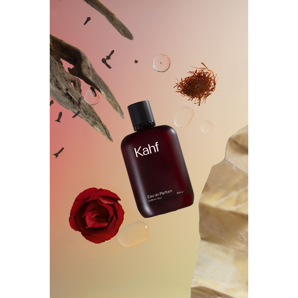 Kahf Saffron Oud Eau de Parfum 100 ml - Parfum Pria Wangi Tahan Lama