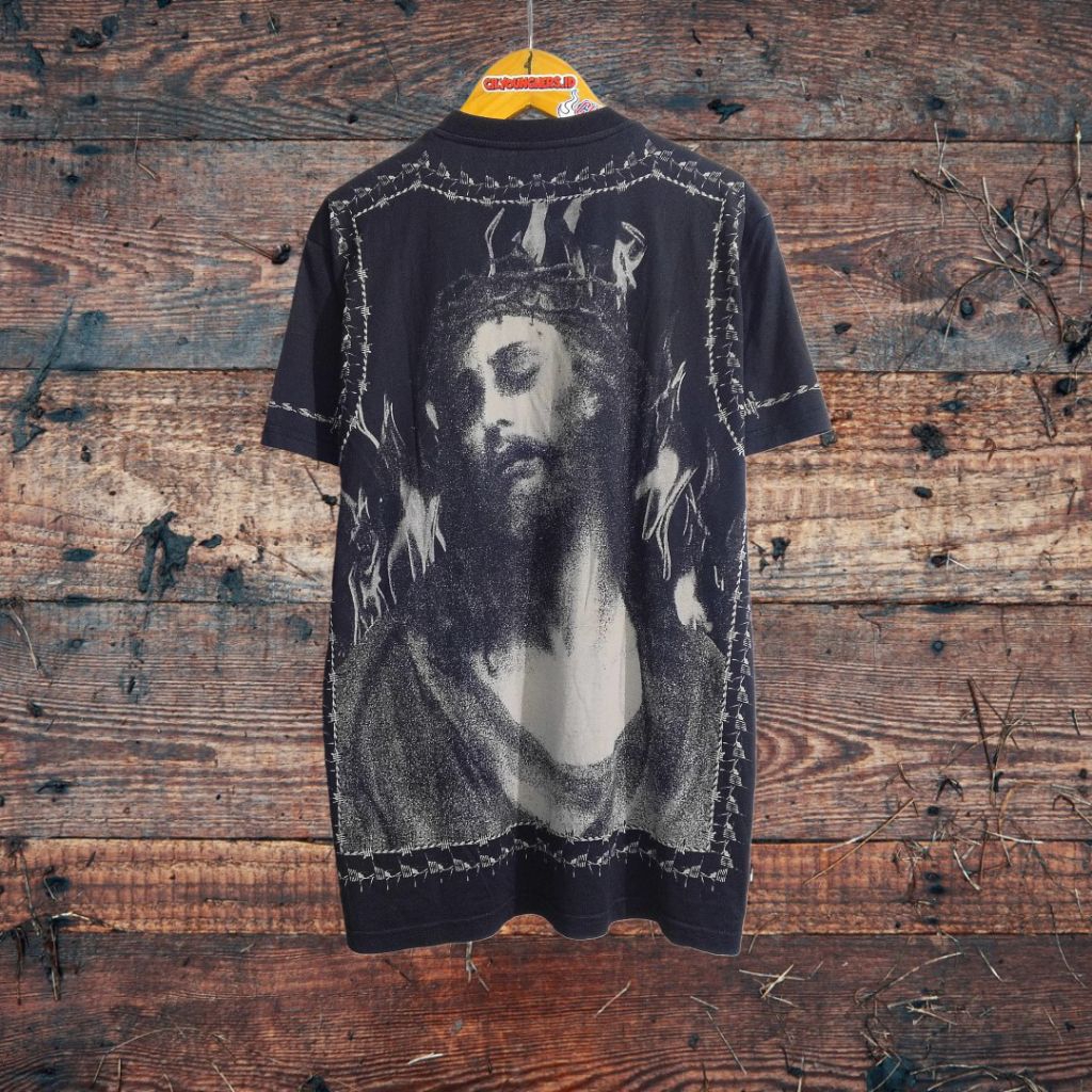 Y2K JESUS CHRIST AOP GRAPHIC LIKED GIVENCHY ARTICLE  art vintage tee