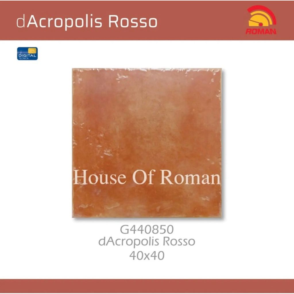 Roman keramik dAcropolis Rosso/Keramik 40x40/Keramik terakota/keramik terracota/