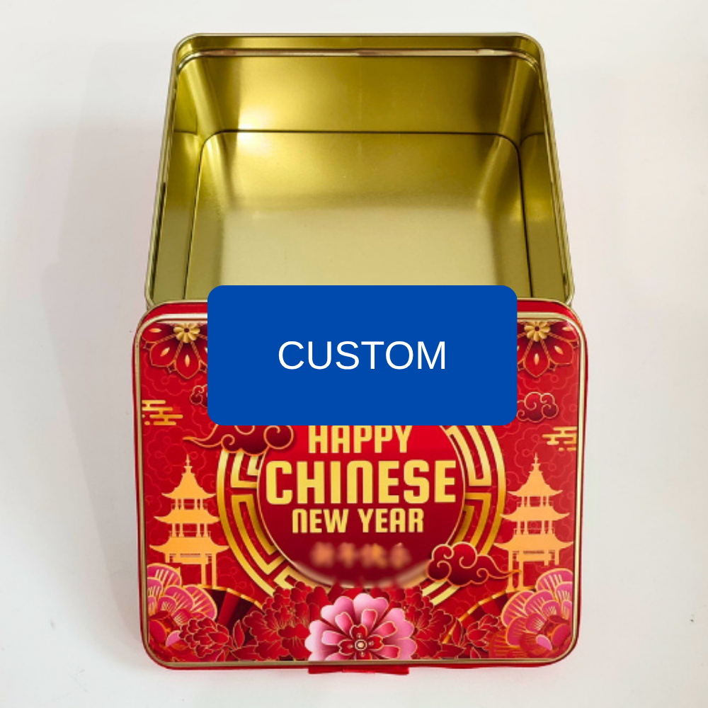 CUSTOM Box Imlek CNY Kaleng Kotak