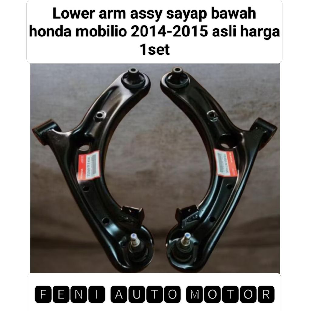 Lower arm assy sayap bawah honda mobilio 2014-2015 asli harga 1set