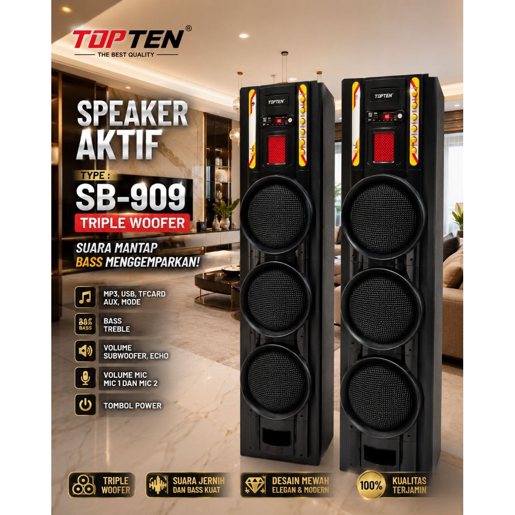 speaker aktif Topten SB909Triple