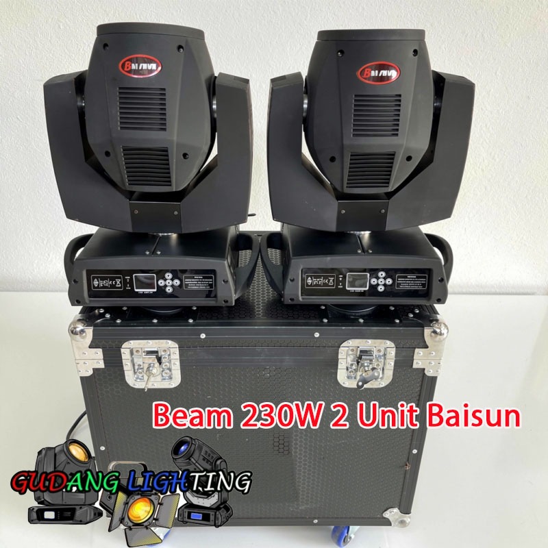 Beam 230W 2 Unit Baisun Dengan Hardcase