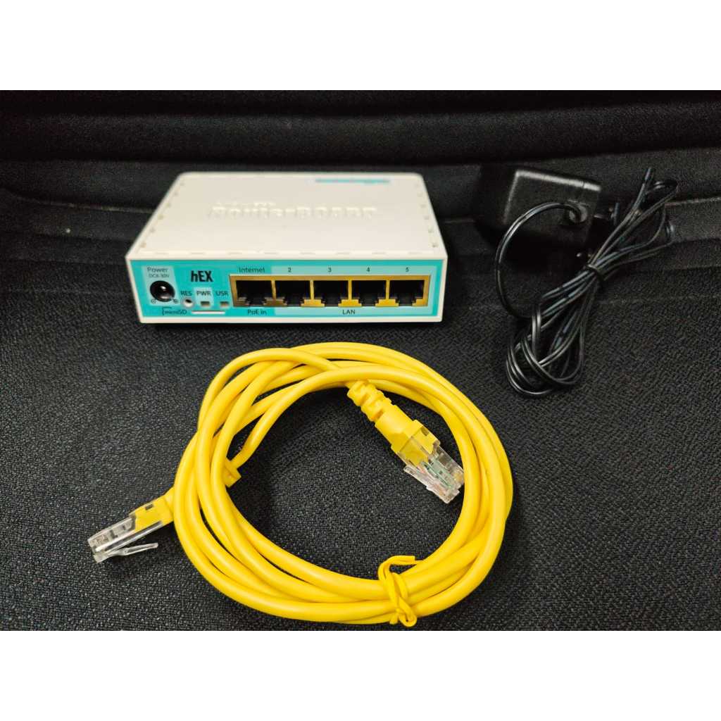 MikroTik hEX RB750Gr3 Gigabit Router Bekas Normal Mulus Siap Pakai