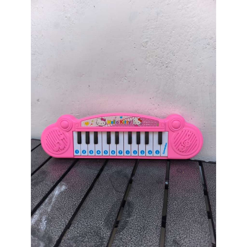 PL PRELOVED Mainan Piano Hello Kitty Anak / Mainan Bekas Mainan Piano Hello Kitty Anak / Electronic 