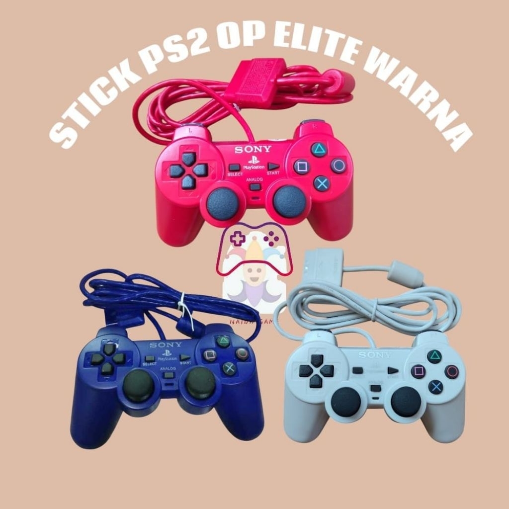 STICK PS2 OP WARNA STIK PS2 ORI PABRIK JOYSTICK PS2 ORI