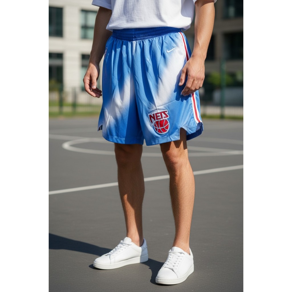 CELANA OLAHRAGA BASKET IMPORT BROOKLYN NETS EARNED EDITION BIRU 21/22