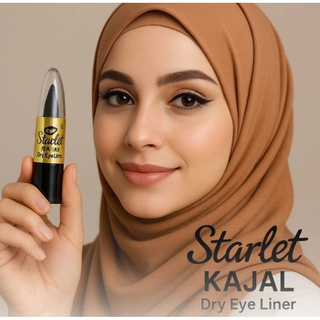 Starlet Kajal Eyeliner Original BPOM 1,5gr/Celak Starlet/Celak India/Celak Kajal Eyeliner