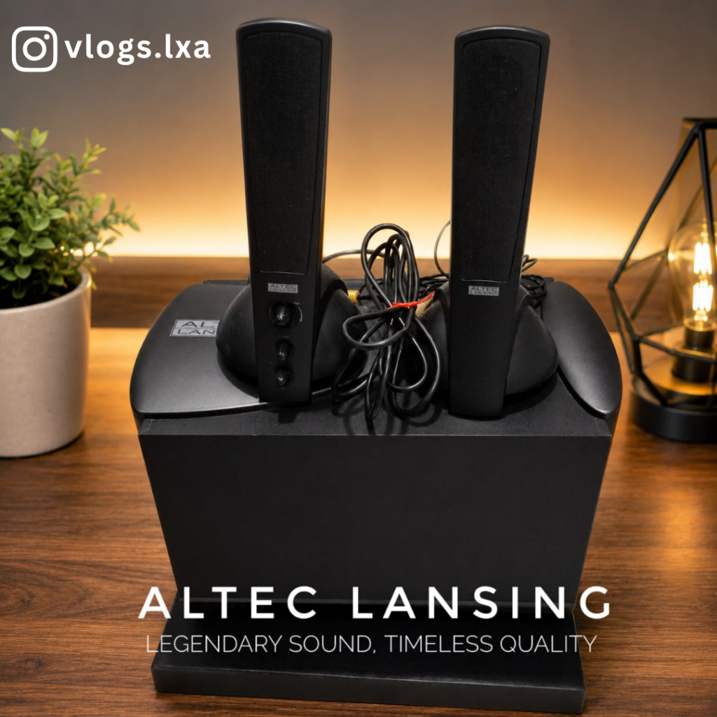 ALTEC LANSING SPEAKER - 2 FRONT + 1 SUBWOOFER