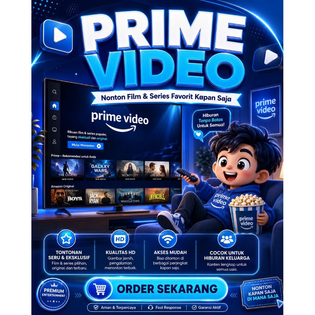 Prime Video Premium 4k Berkualitas