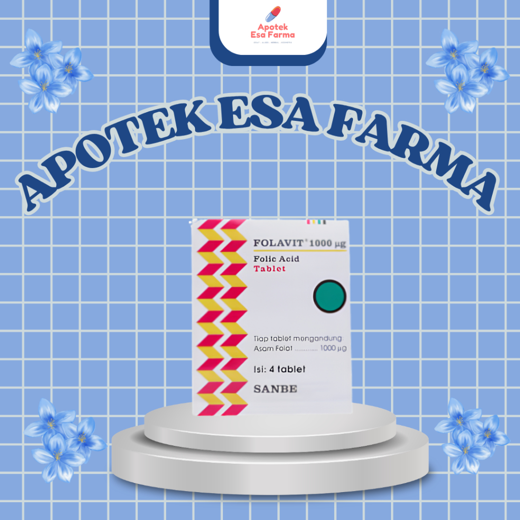 Folavit Asam Folat 1000mcg per strip
