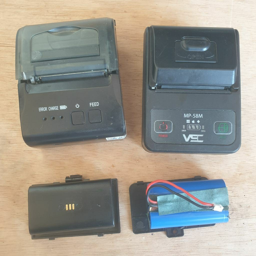 printer struk bluetooth rusak bahan