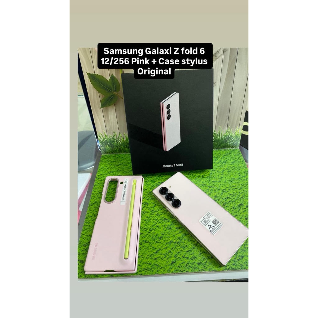 samsung Galaxi z fold 6 12/256 pink bekas resmi
