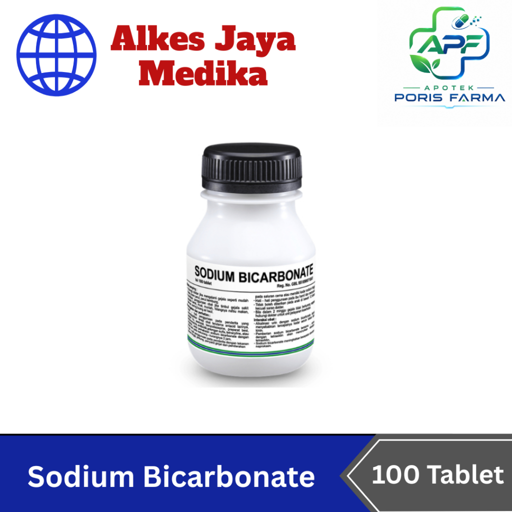 SODIUM BICARBONATE / NATRIUM BIKARBONAT ISI 100 tablet
