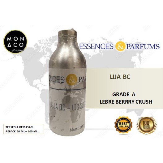LIJA BC INSPIRED LEBRE BERRRY CRUSH - GRADE A - BY ESSENCES & PARFUMS - ASLI 100%